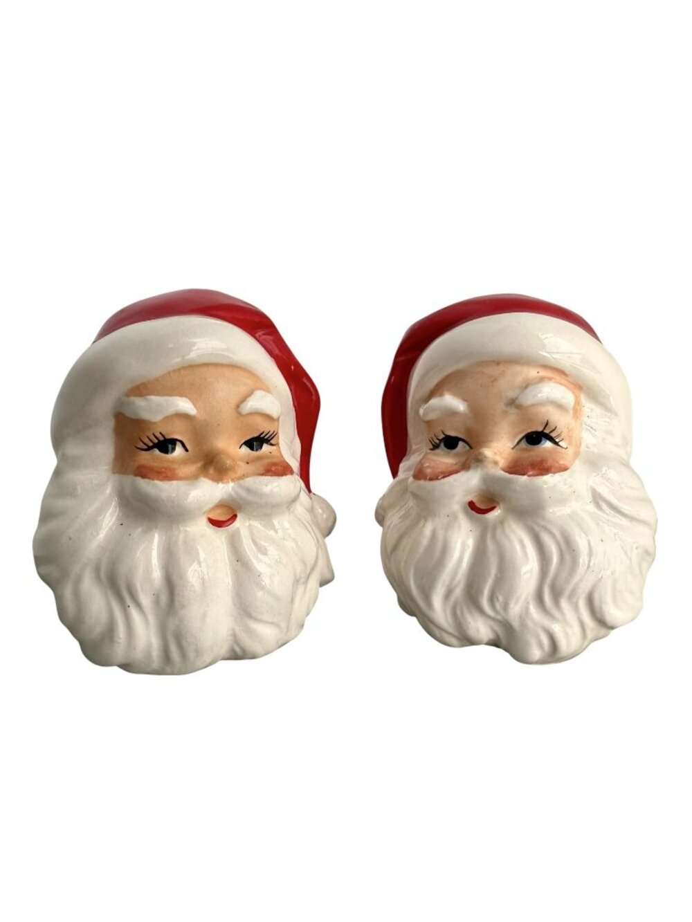 VTG Norcrest X270 Santa Face Salt & Pepper Shakers Set 3” Japan 1950s Whimsical